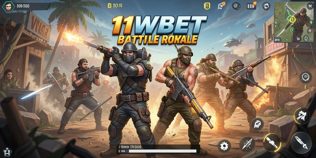 Gameplay seru di 11WBET dengan aksi Battle Royale