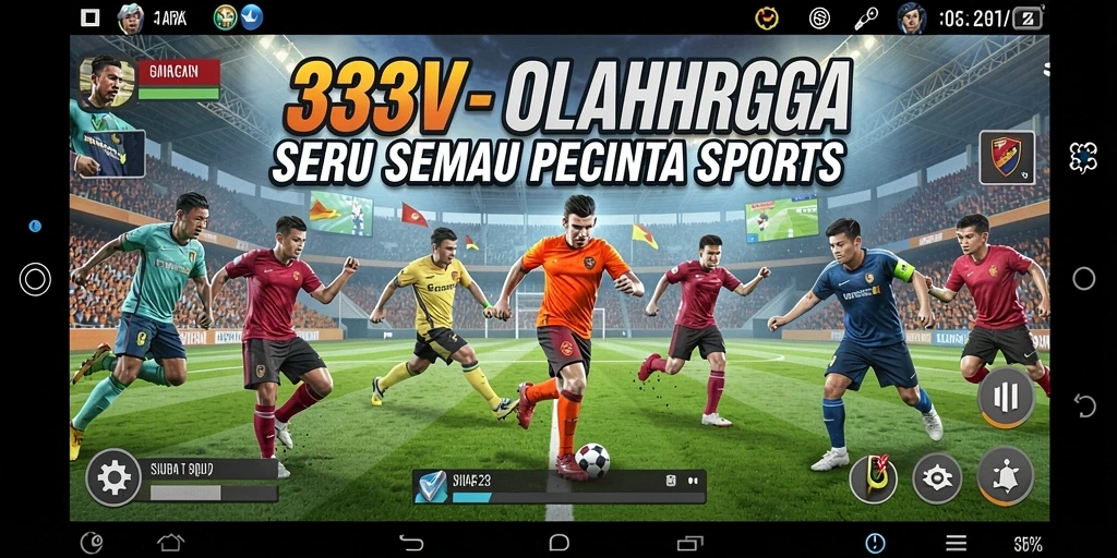 Tampilan seru dari gameplay olahraga di 333V.