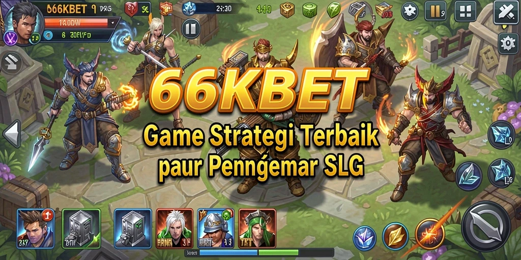 Tampilan gameplay SLG yang menegangkan di 66KBET.