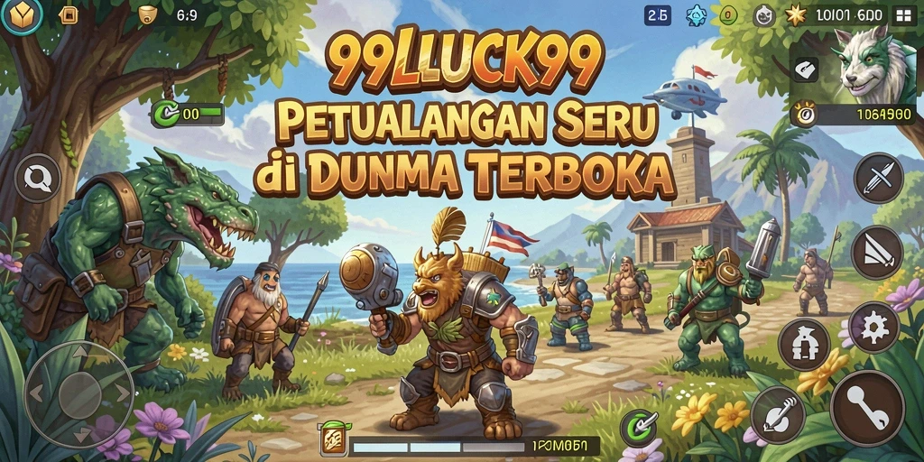 Screenshot gameplay menunjukkan petualangan seru di dunia Open World.