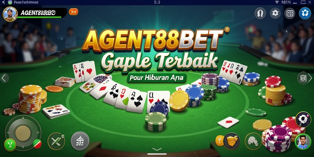Screenshot AGENT88BET menampilkan keseruan permainan Gaple.