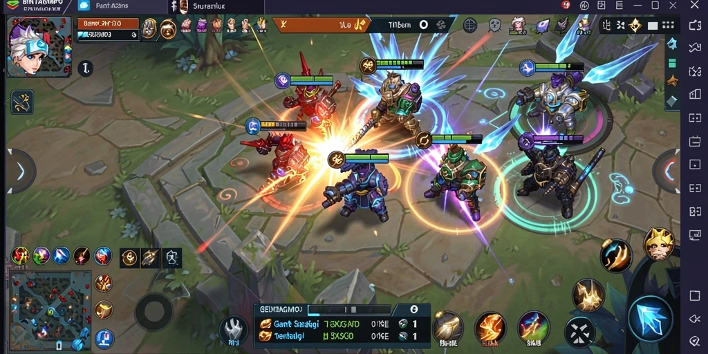 Tampilan gameplay seru dan strategis di BINTANGMPO.