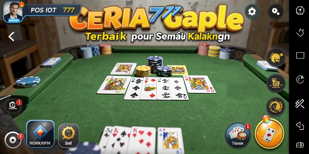 Tampilan menarik permainan Gaple di CERIA777 yang seru dan interaktif.