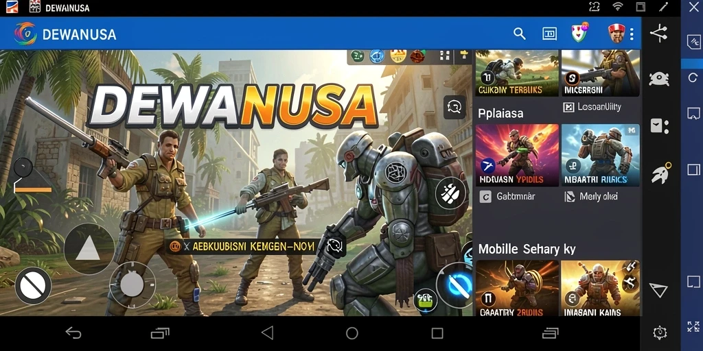 Tampilan antarmuka DEWANUSA yang intuitif dan user-friendly.