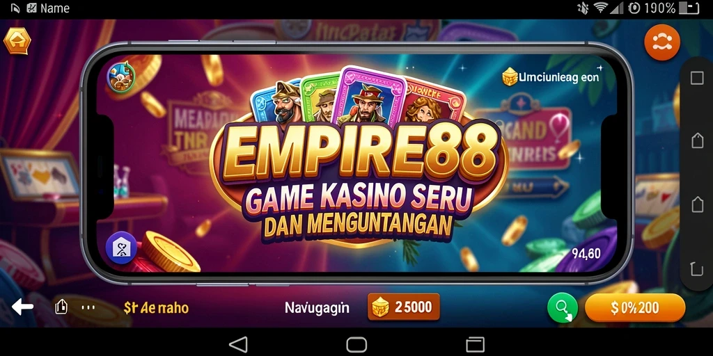 Tampilan menarik gameplay Kasino di EMPIRE88 dengan grafik memukau.