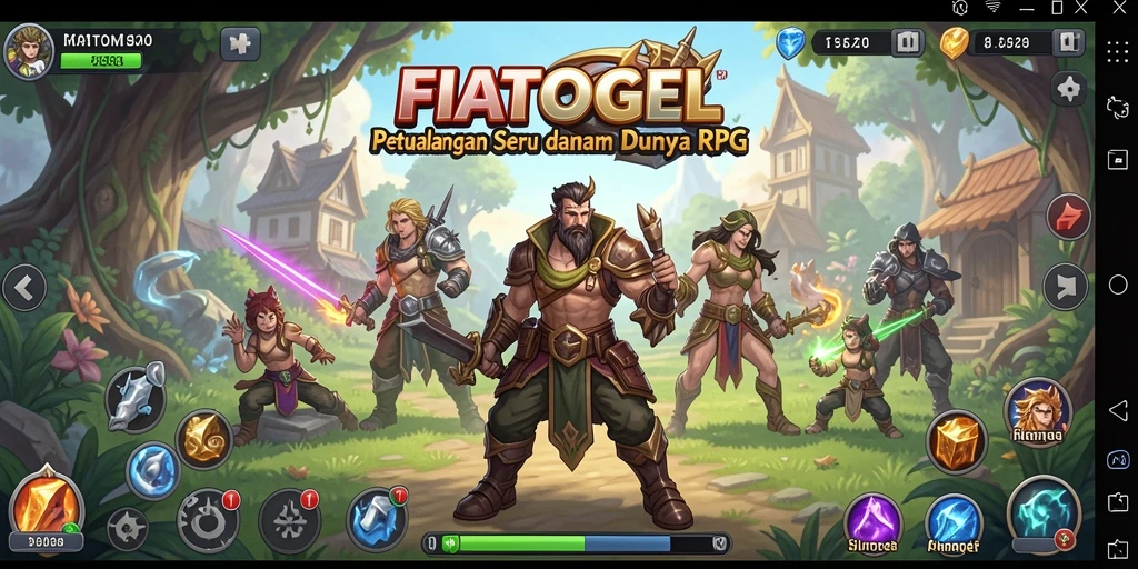 Tangkapan layar gameplay FIATOGEL yang menarik dan mendebarkan.