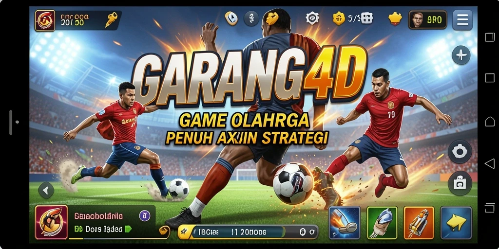 Tampilan permainan GARANG4D dengan aksi olahraga yang mendebarkan.
