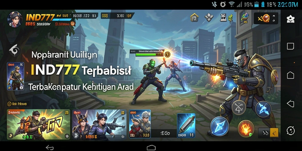 Tampilan utama <strong>IND777</strong> dengan fitur lengkap untuk kebutuhan Utility.