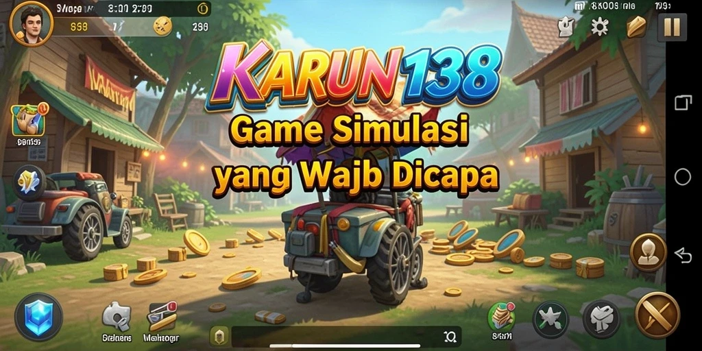 Tampilan menarik dari gameplay KARUN138 yang penuh warna.