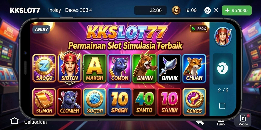 Gameplay menarik KKSLOT777 dengan mesin slot yang beragam.