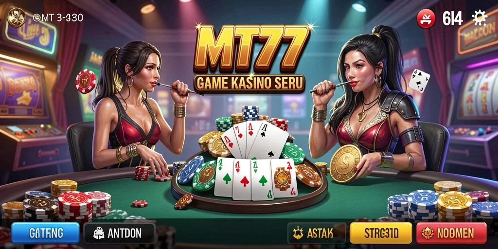 Tampilan menarik dari gameplay MT777 yang menggugah selera para pemain Kasino.