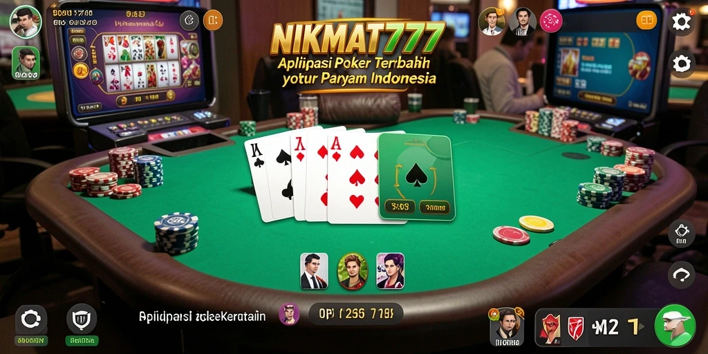 Tampilan gameplay seru di NIKMAT777 untuk penggemar Poker.