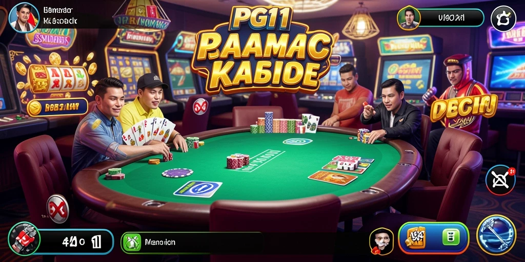 Screenshot gameplay PG11 yang menunjukkan pengalaman Kasino yang mendebarkan.