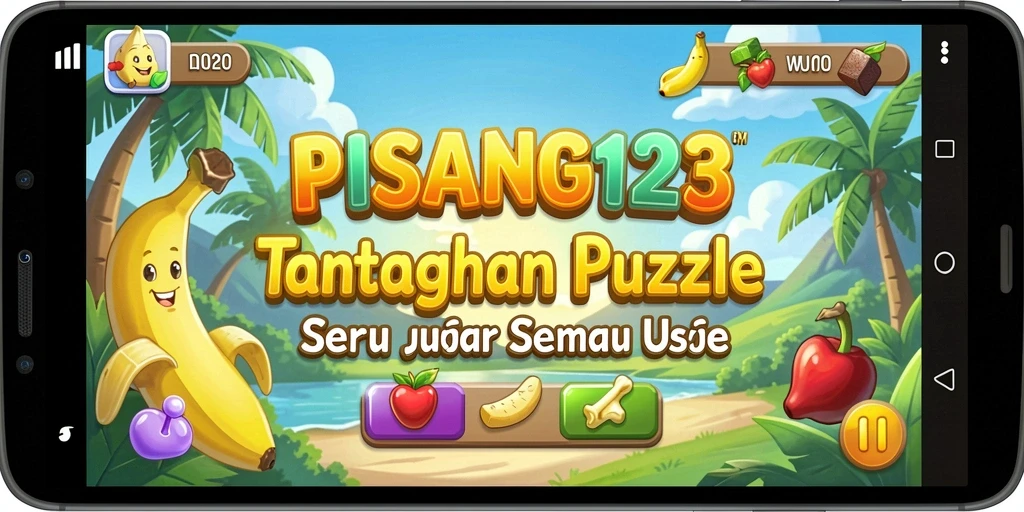 Screenshot gameplay PISANG123 dengan teka-teki menarik yang mengasah otak.