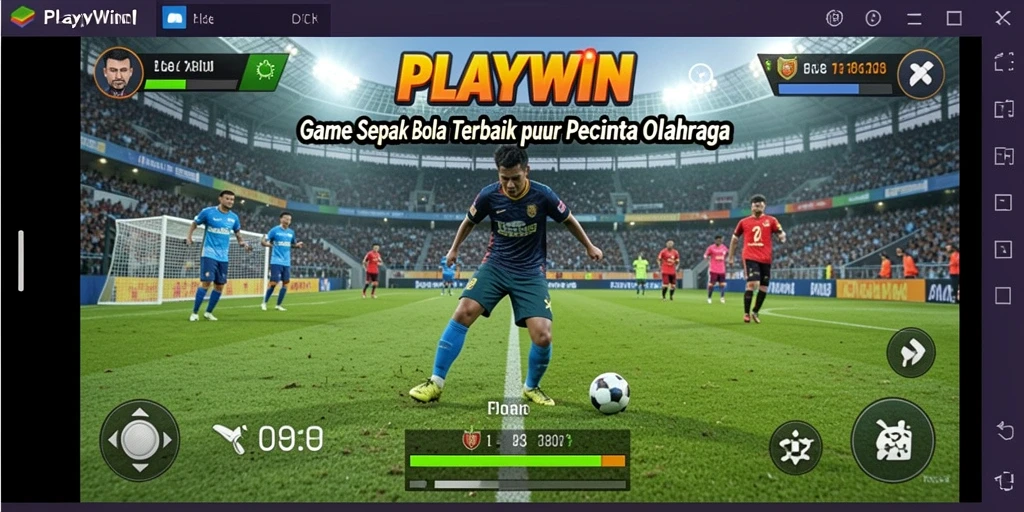 Tampilan gameplay <strong>PLAYWIN</strong> yang memukau saat pertandingan berlangsung.