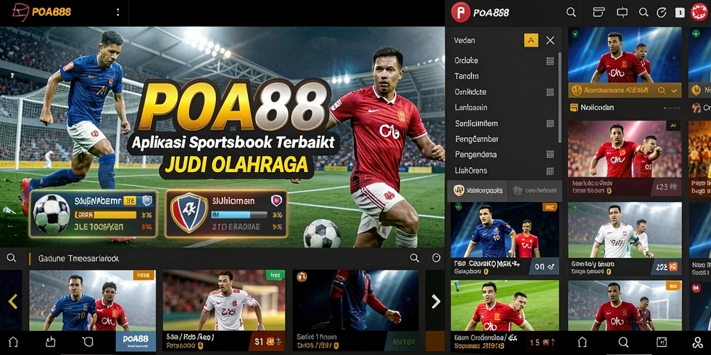 Tampilan gameplay POA88 dengan berbagai opsi taruhan olahraga.