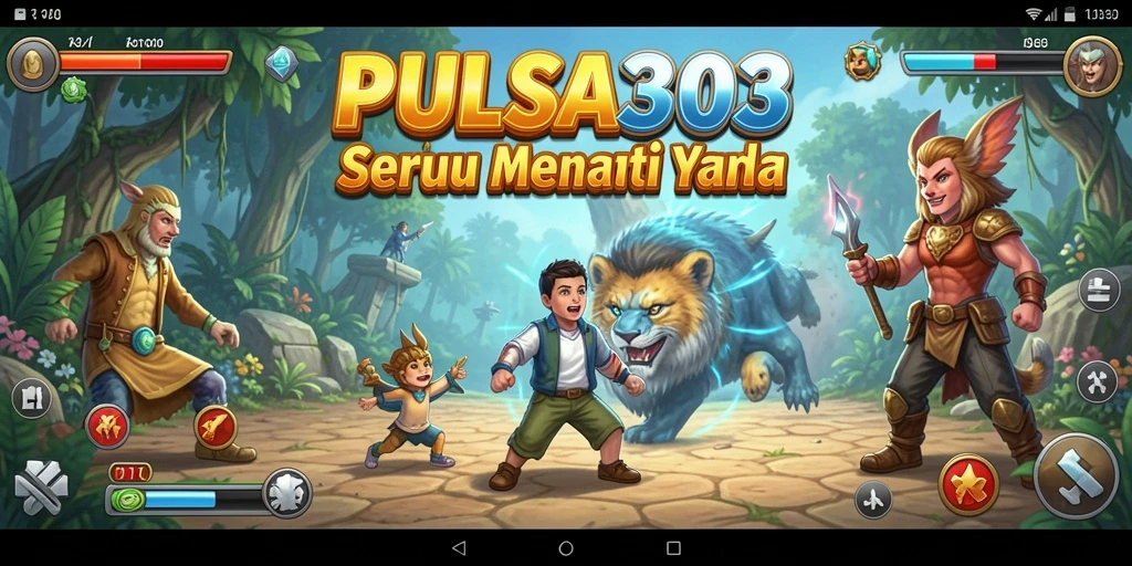 Tampilan gameplay seru di dunia PULSA303 yang penuh tantangan.