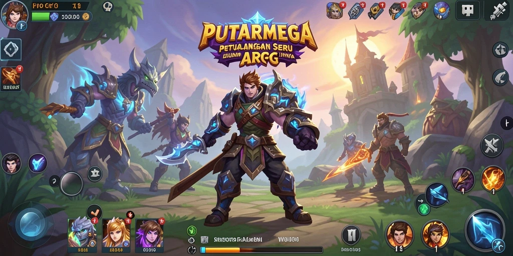 Tampilan gameplay PUTARMEGA yang memukau dalam dunia ARPG.