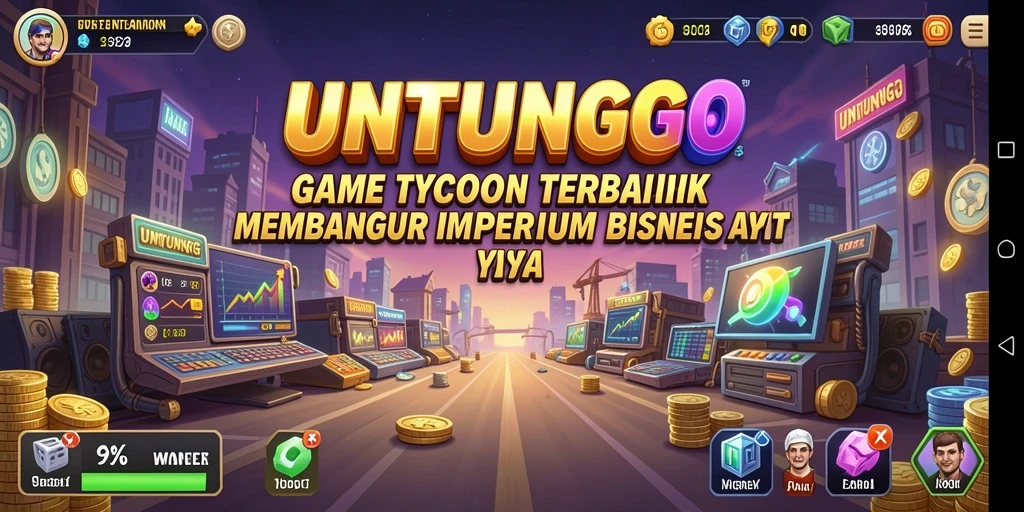 Screenshot UNTUNGGO menampilkan pengalaman gameplay Tycoon yang menakjubkan.
